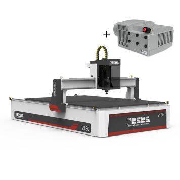 Frezarka CNC REMA R-2130 2100x3000 + pompa próżniowa Becker KVT 3.140