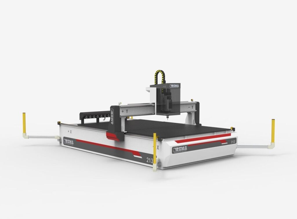 Frezarka CNC REMA R-2132 ATC, 9 kW, 2100x3200 mm, automatyczna wymiana narzędzi, pompa BECKER
